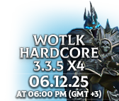 WoW Circle Wotlk 3.3.5a x4 HardCore - 06.12.25